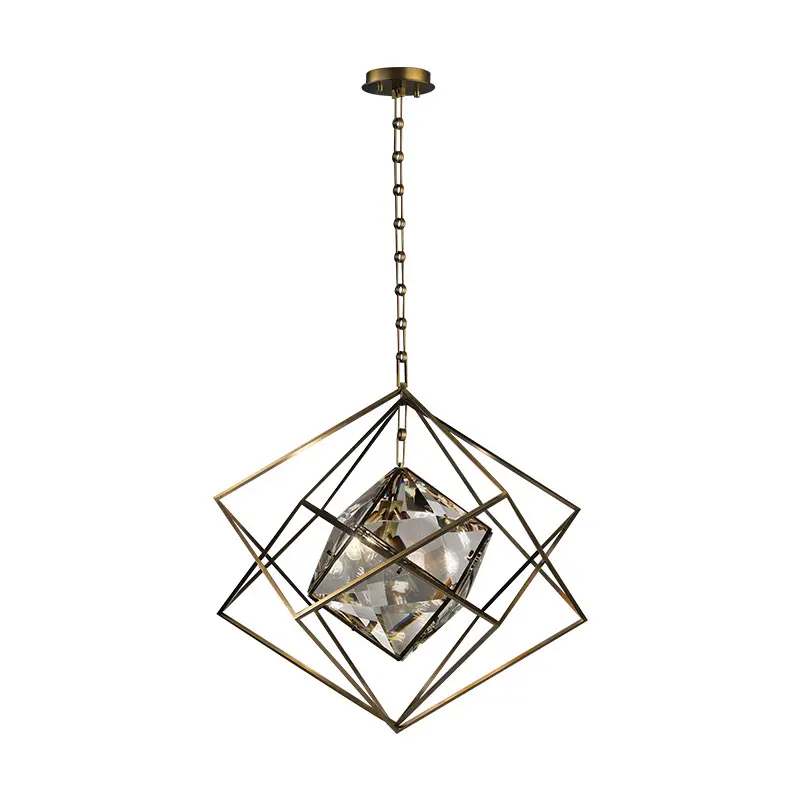현대 조명 금속 조명기구 매달려 램프 홈 사용 샹들리에 장식 천장 led 다이닝 골드 샹들리에