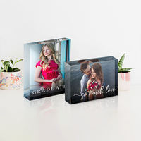 Bloc photo acrylique avec impression UV pour exposition Bloc photo en verre acrylique durable
