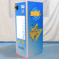 Distributeur Automatique Mini de Snacks et Boissons à 4 Niveaux, Machine à Combi Compacte Personnalisable pour Cartes Pokémon et Articles de Détail