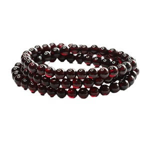 Gelang Batu Garnet Merah Anggur Ximang untuk Wanita, Kristal Berwarna Multi-lingkaran, Grosir Pabrik S4041701 - Product Image 5