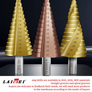 Foret à cœur trapézoïdal LAIWEI de haute qualité, personnalisable, <span class=keywords><strong>LA</strong></span>-BTZ-4341, pour le perçage de <span class=keywords><strong>la</strong></span> maçonnerie, arbre hexagonal, design pagode, garantie 3 ans - Product Image 6