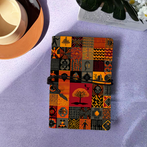 Carnet de notes en métal à thème vintage A6 fait à la main pour notes de réunion (professionnels) avec formes figures motifs arbre homme <span class=keywords><strong>Pat</strong></span> - Product Image 1