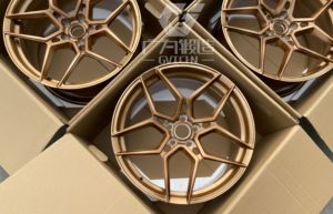 GVICHN Marque Monobloc 5X112 Roues forgées en alliage d'aluminium brossé 5x120 5x108 5x100 5x114.3 5X17 18 19 20 21 pouces Roues - Product Image 6