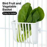 Panier de nourrissage et de nidification pour oiseaux, mangeoire pour pinsons, canaris, perroquets, support à fruits multi-usages