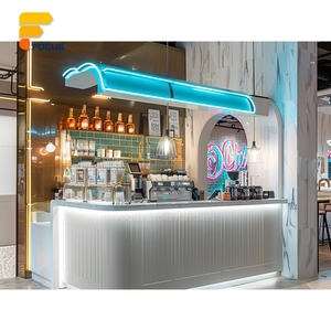 Vetrina di Lusso per Pasticceria in Vetro, Bancone Cassa in Legno, Espositore per Panetteria, Pianificazione Layout - Product Image 6