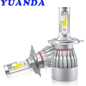 ไฟ LED สีน้ำเงินกำลังสูง 72W 12V สำหรับรถยนต์ หลอดไฟหน้า H4 H13 H10 H11 9005 9006 แบบยูนิเวอร์แซล - Product Image 3