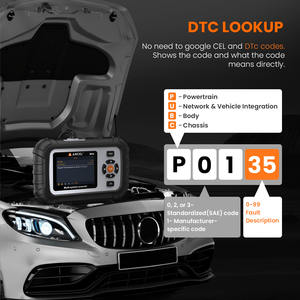 Lecteur de codes OBD2 ANCEL AD710 avec fonctions ABS, SRS, réinitialisation EPB, purge ABS, test de batterie et modes OBD2 complets pour toutes les voitures - Product Image 5