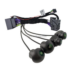 360 caméra panoramique voiture boîte noire ADAS DVR avec <span class=keywords><strong>4</strong></span> canaux BSM <span class=keywords><strong>DSM</strong></span> caméras pour véhicule camion taxi - Product Image 3