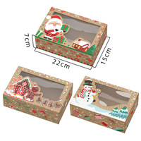 Boîte à cupcakes et donuts de Noël 2026, nouveau design