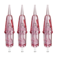 Cartouche d'aiguilles de tatouage professionnelle de haute qualité Easyzlm / RM/RL/RS/M1 pour artiste professionnel, pointe rose, 10 pièces, Jiangsu