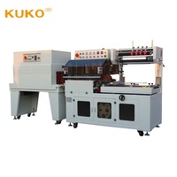 Machine de thermoscellage automatique KUKO en L pour film rétractable, haute vitesse, avec PLC, pour emballage de produits en film POF