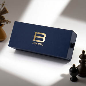 Logo personalizzato Premium di lusso pieghevole magnetico riciclabile in carta rigida in cartone - Product Image 5