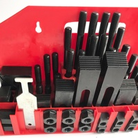 Kit complet de pinces à fente en T durables, 58 pièces, pour machines-outils de fraisage et de tournage