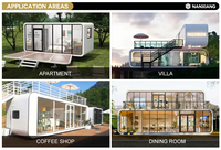 Maisonnette moderne de 40 pieds conçue sur mesure, imperméable, cabine Apple préfabriquée, bureau, pod, toilettes, chambre à coucher pour une vie urbaine, utilisation en appartement