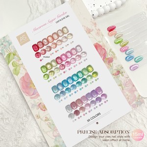 Nouvelle collection Printemps/Été Pastel Candy Manor : Vernis gel effet œil de chat <span class=keywords><strong>mat</strong></span> à perles de verre, éclaircissant et ultra-brillant pour nail art - Product Image 4