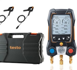 เทสโต้ 550s สมาร์ทดิจิตอลแมนิโฟลด์ IP54 พร้อมแอป Testo Smart สำหรับช่วงอุณหภูมิ -50 ถึง +150 องศาเซลเซียส รองรับ OEM/ODM สำหรับปั๊มความร้อน AC เทสโต้ 550s T - Product Image 6