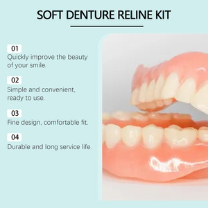 Prothèses dentaires temporaires Oralhoe : Couvre-dents complets (supérieur et inférieur) pour un sourire parfait, en matériaux confortables - Product Image 4