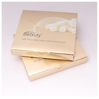 Boîte d'emballage en papier cosmétique avec logo personnalisé, boîte pliante, emballage pour soins de la peau, plateau pliable, boîte d'emballage en papier pour gloss à lèvres