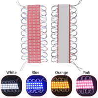 12v 3 lentille de panneau lumineux 1.5W SMD 2835 module de panneau de lampe panneau de panneau LED par injection arrière