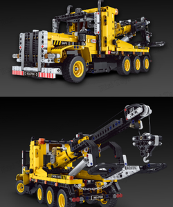 Moule <span class=keywords><strong>King</strong></span> 17011S City Engineering Heavy-duty Tow Truck Adventures Car Model DIY Brick Toys for Children Building Blocks Sets - Product Image 4