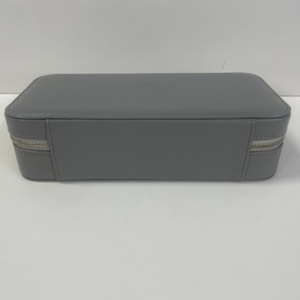 Boîtes de rangement pour bijoux à fermeture éclair personnalisées les plus populaires pour femmes, étuis de voyage de luxe haut de gamme en cuir PU croisé - Product Image 2