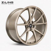 Nuevas Llantas de Aleación Forjadas Monobloque de Lujo ZL para ES, 18-19 Pulgadas, Cóncavas Profundas, Personalizadas, Compatibles con OEM, Posventa