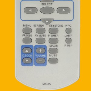 รีโมทคอนโทรลโปรเจคเตอร์พานาโซนิค MXDA PT-BX20NT PT-X302C PT-X303C ใช้ได้กับรหัสคงที่ ระยะ 10 ม. - Product Image 3