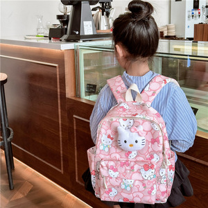 New Crossborder Unisex Kids Softback <b>Backpack</b> Cartoon Print Characters Zipper Durable Water Resistant Primary School <b>Students</b> - Product Image 5
