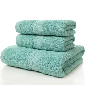 Custom Egyptian Bath Towel Cotton High Quality Large Bath Towel 70 by 140 Thickened Adult Set Of Towels