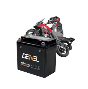 DENEL 6MF9-Batería sellada para motocicleta, sin plomo, sin mantenimiento