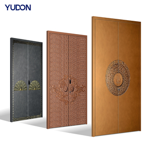 Puerta de Seguridad Moderna de Aluminio, Aleación de Zinc y Acero, a Prueba de Balas, Apertura Push-<span class=keywords><strong>Pull</strong></span>, para Apartamentos, Exteriores, Salas de Estar, Hoteles y Escuelas - Product Image 1