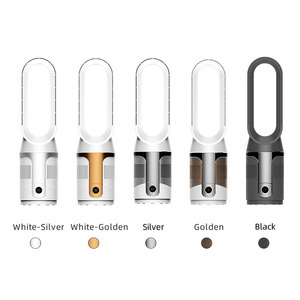 Quạt không cánh quạt 120 ° dao động có thể sạc lại, quạt yên tĩnh với ánh sáng ban đêm, điều khiển cảm ứng LED thông minh - Product Image 6