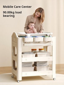 Mesa Multifuncional para Lactancia y Alimentación de Bebés con Ruedas, Segura para Madres, Mesa para Cambiar Pañales, Mesa de Lactancia - Product Image 5