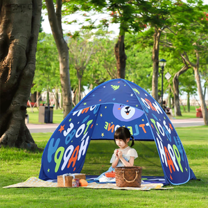 Linda Carpa de Playa con Diseño de Dibujos Animados para Niños, Carpa Infantil para Acampar al Aire Libre, Ventilada, Plegable, Portátil, Tipo <span class=keywords><strong>Castillo</strong></span> para Bebés - Product Image 2