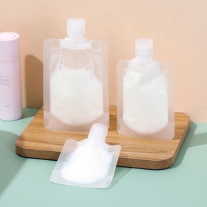 Reusable 30ml 50ml 100ml Portable Lotion Dispenser Bag Leak Proof Refillable Matte <b>Pouches</b> Cosmetic Packaging Storage Container - Product Image 5