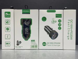 الأكثر مبيعًا 38 واط PD نوع C 2 في 1 شاحن سيارة 20 واط + شحن سريع USB مزدوج سريع لأجهزة رقمية أخرى - Product Image 4