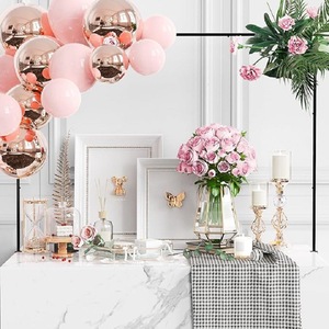Cadre de décoration de table en fer forgé avec fleurs pour mariage, fête d'anniversaire, événement, style élégant et simple, design détachable - Product Image 2
