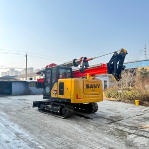 Mini pelle sur chenilles Yahe DR-80 pour la construction de fondations, avec moteur ISUZU 55KW, système entièrement hydraulique - Product Image 3