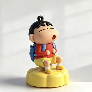 Muñeco Giratorio de Crayon Shin-chan, Adorno de PVC, Decoración Animada para Coche o Escritorio, Juguete Antiestrés para Interiores - Product Image 4