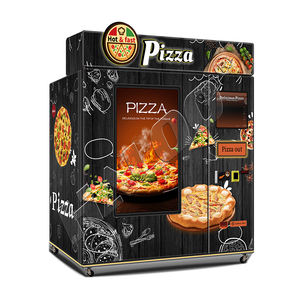 60-80 capacità di intelligenza artificiale 304 acciaio inossidabile microonde e forno riscaldamento Pizza distributore automatico all'aperto - Product Image 5