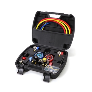 R22 R134a R404a R410a set pengukur manifold pendingin dengan selang pengisi daya dan coupler cepat - Product Image 5