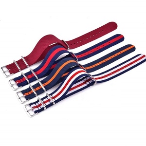 Luxus 12mm 14mm 16mm 18mm 20mm 22mm <span class=keywords><strong>24mm</strong></span> Custom Nylon Uhren armband - Product Image 4