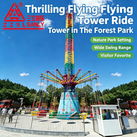 Attraction de fête foraine palpitante : Manège Tour Volante pour 36 Personnes, Tour Volante de Parc d'Attractions à Vendre