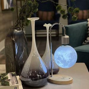 Lámparas de Noche con Forma de Luna Nueva, Lámpara de Levitación Magnética con Carga Inalámbrica para Teléfono Móvil, Luces Decorativas para Mesa de Noche, Dormitorio, Escritorio - Product Image 5