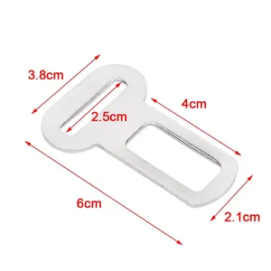 Cinturón de Seguridad para Mascotas, Perros y Gatos, Hebilla de Seguridad para Asiento de Coche, Arnés de Metal para Mascotas - Product Image 6