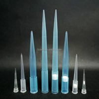 Fournitures de laboratoire frontales de première qualité, pointes de Pipette filtrées universelles, en plastique, 10ul, 200ul, 1000ul, 1250ul, jaune, bleu, vente en gros