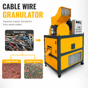 Granuladora de Cable Industrial Trifásica de 400 kg/h, Máquina de Reciclaje de Cable de Desecho, Certificación CE, Directo de Fábrica OEM - Product Image 1
