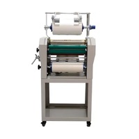 SMFM520B Plastifieuse numérique manuelle à chauffage par bain d'huile, format A2 A3, double face, avec rembobinage automatique