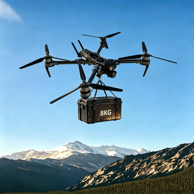 Heavy-Lift 8kg Payload Drone Z15D 4K Thermal Imaging Endurance 15km FPV UAV Professional Inspection Rescue Solution fpv drones