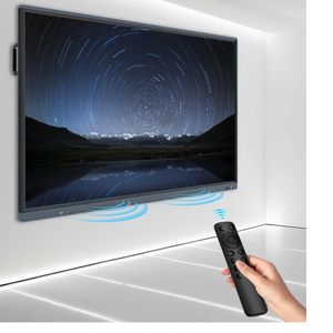 Android 15 4K HD Ai Interactive White Board IFPD 40 Points Smart Tvs Digital Conference Meeting Room Televisor Smart Board Panel - Product Image 1